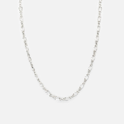 Large Silvered Twisted Mesh Chain in Stainless Steel