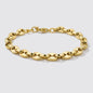 Golden Bracelet Mariner Links in Stainless Steel