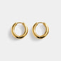 Golden huggies in stainless steel - SS253E010GL