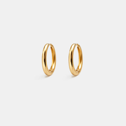 Golden huggies in stainless steel - SS253E010GL