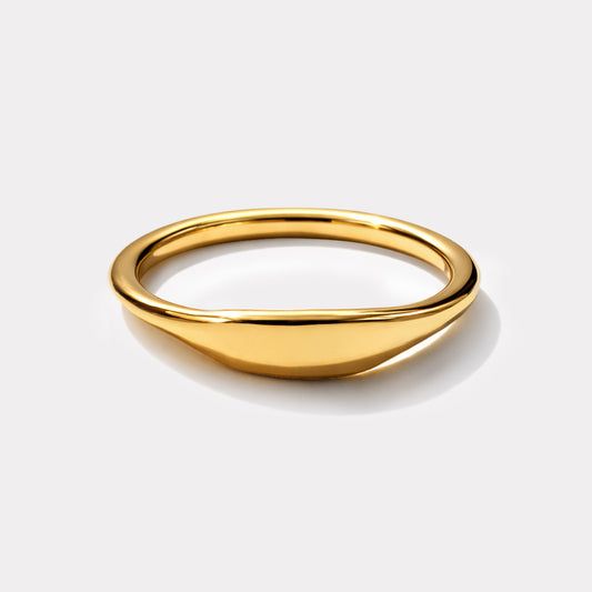 Golden ring in stainless steel - SS253R026GL