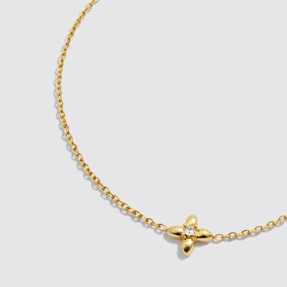 Golden Bracelet in Stainless Steel with Star