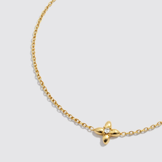 Golden Bracelet in Stainless Steel with Star