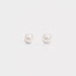 8 mm pearl earrings in stainless steel - SS29406AR